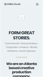 Mobile Screenshot of formfilms.com